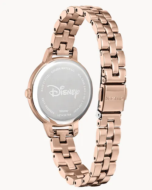 Minnie Mouse Silver Tone Dial Stainless Steel Bracelet EW2448 51W CITIZEN